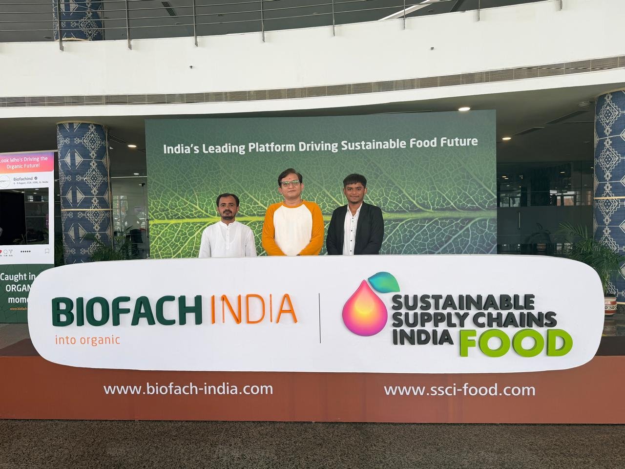Root2Leaf colleagues at BIOFACH India