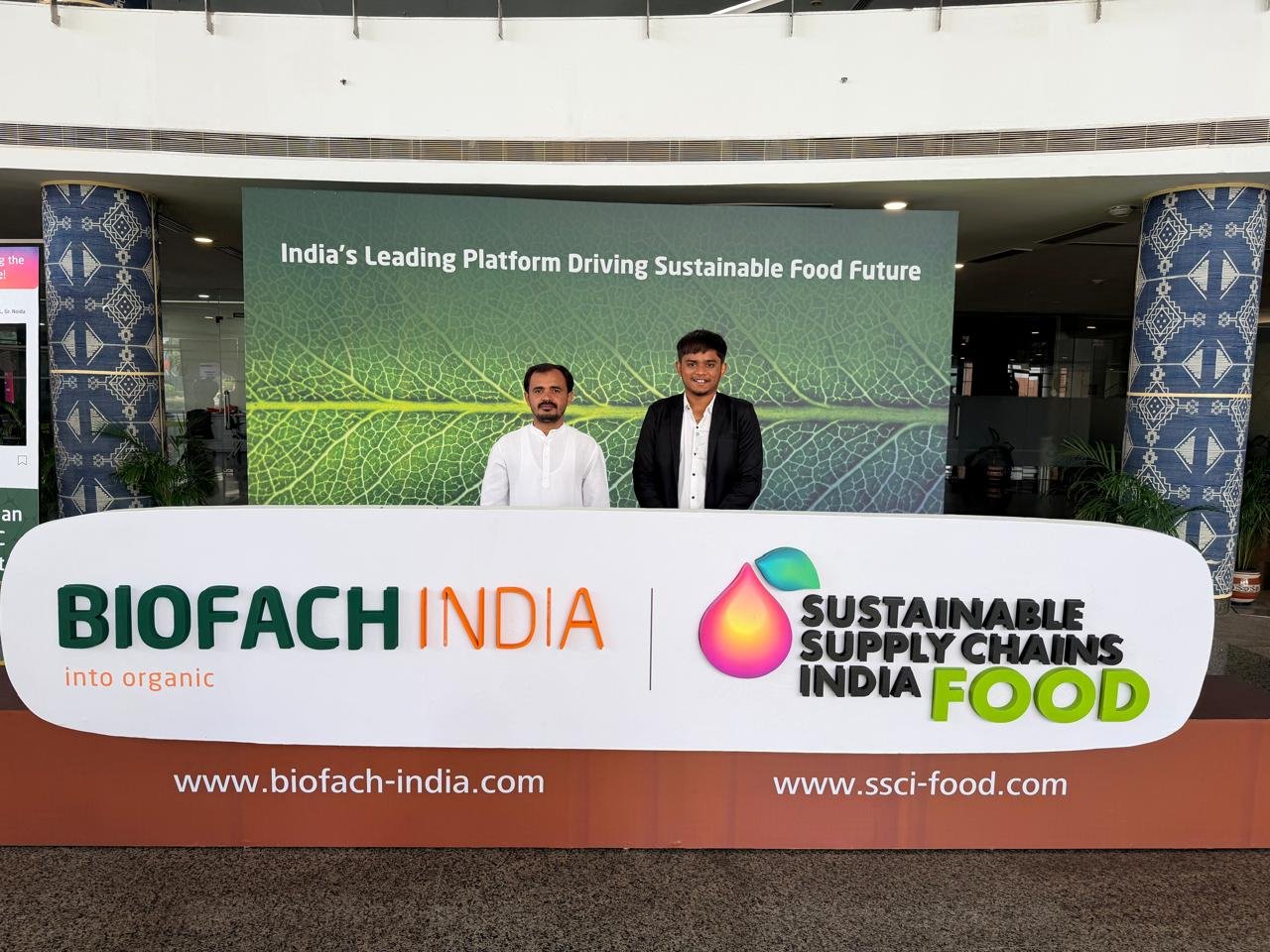 Root2Leaf team at the BIOFACH India entrance