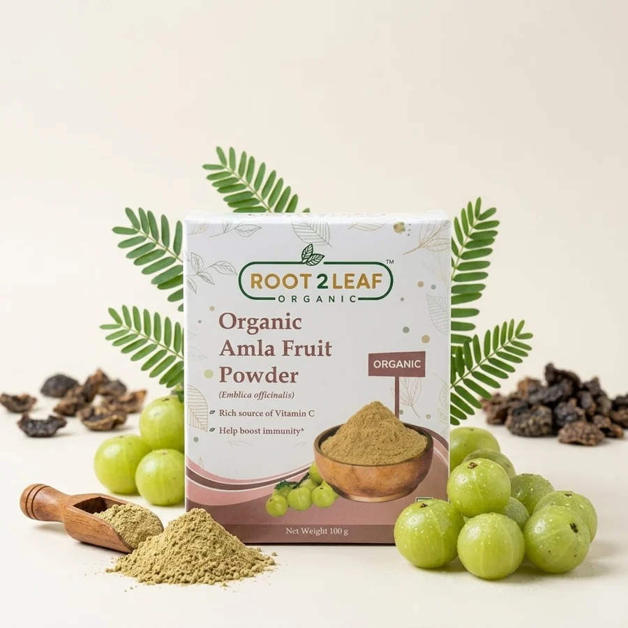Root2Leaf Amla Powder secondary product photograph