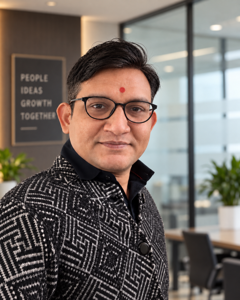 Dr. Dipak S. Patel, founder of Root2Leaf Organic