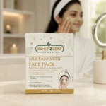 Root2Leaf Multani Mitti Face Pack product pack in a lifestyle studio setting