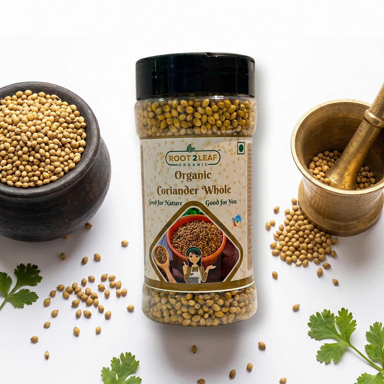Organic Coriander Whole