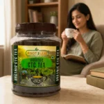 Root2Leaf Organic CTC Tea product pack in a lifestyle studio setting