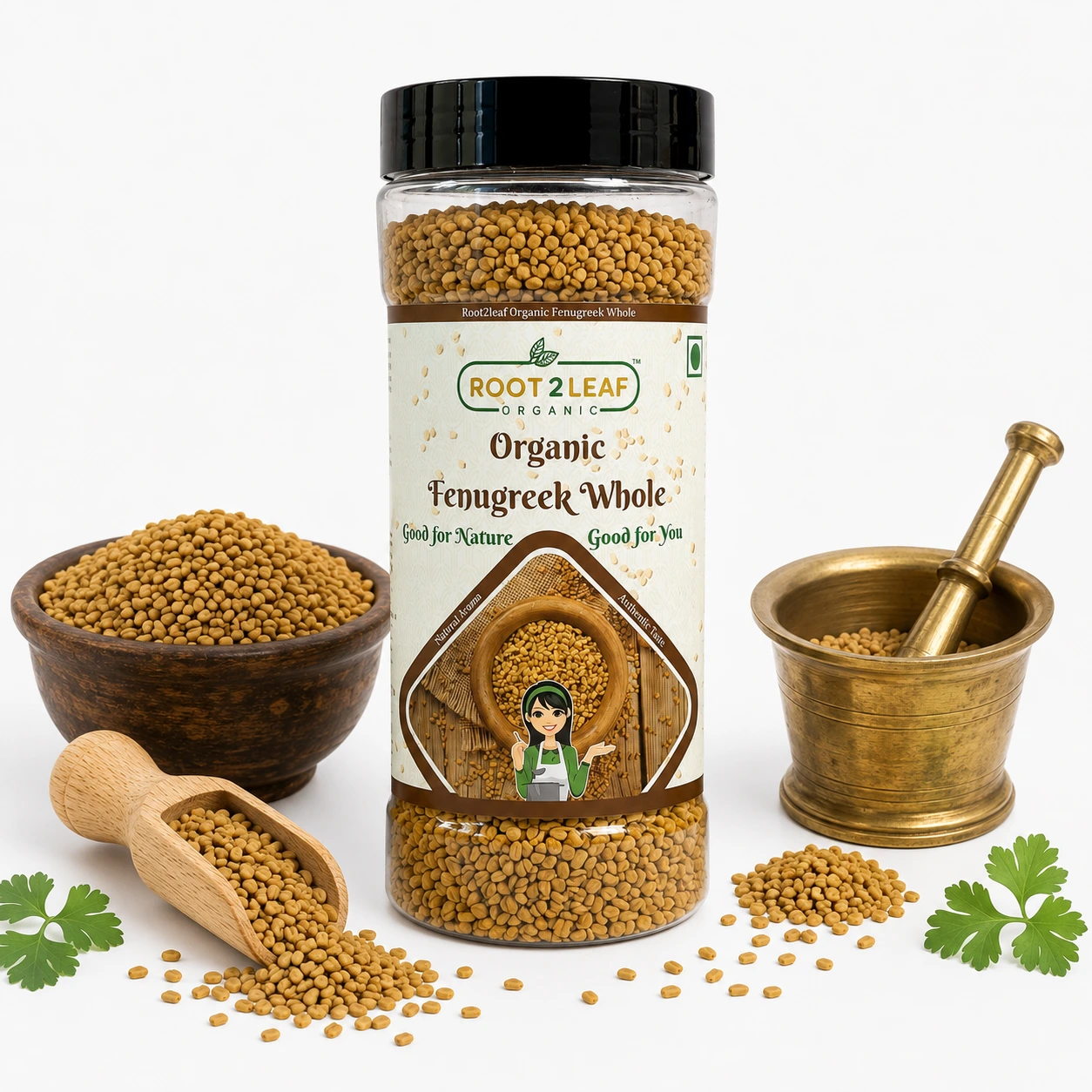 Organic Fenugreek / Methi Whole