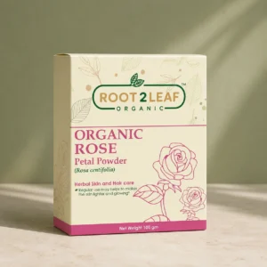 Organic Rose Petals Powder studio pack detail